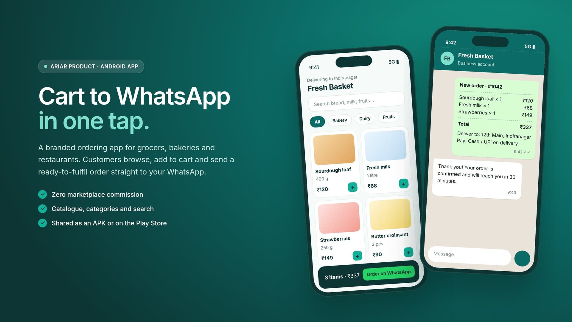 WhatsApp Ordering App